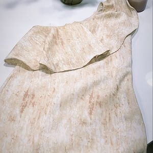 Bcbg one shoulder dress